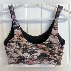 lululemon athletica Reversible Print Sports Bra Size 6